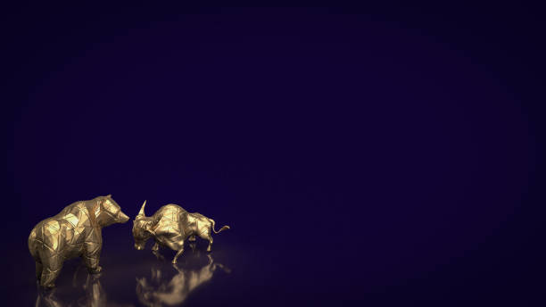 istock The bull and bear gold for business concept 3d rendering 1454748919