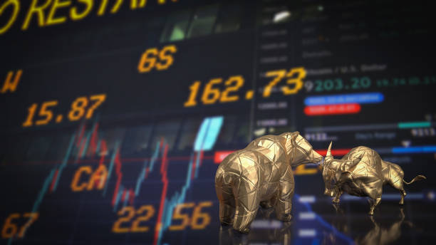 istock The bull and bear gold for business concept 3d rendering 1454749436
