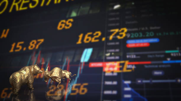 istock The bull and bear gold for business concept 3d rendering 1454749457