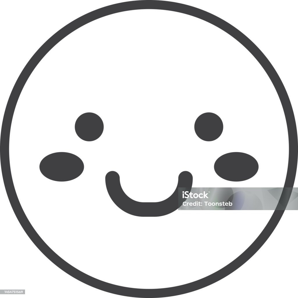 Biểu Tượng Cảm Xúc Mặt Cười Minh Họa Theo Phong Cách Tối Giản Hình ...