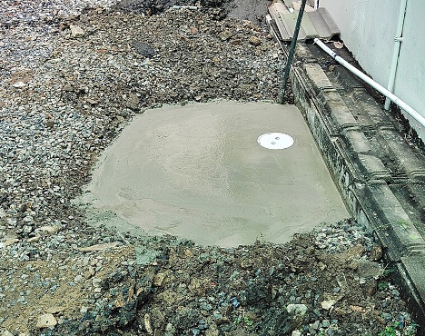 Concrete Septic Tank Underground Chamber for Sewage Treatment.