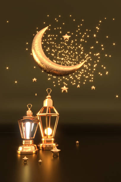 istock Ramadan Kareem Greeting Background Islamic 3d illustration design 1454762669
