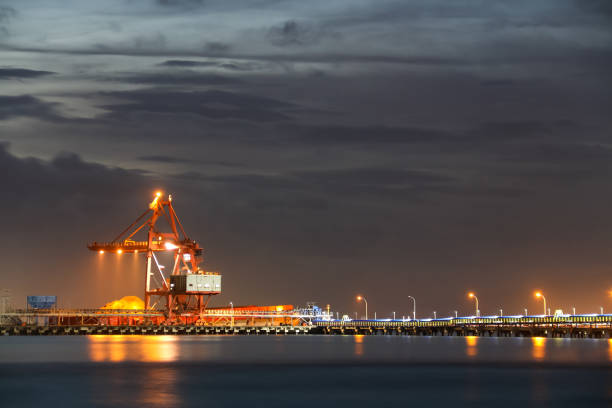 istock An industrial port filled 1454764898