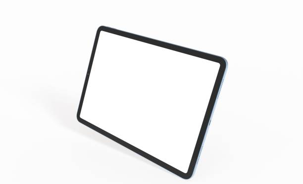 istock 3D rendering of a tablet with a blank screen for copy space on a white background 1454767538