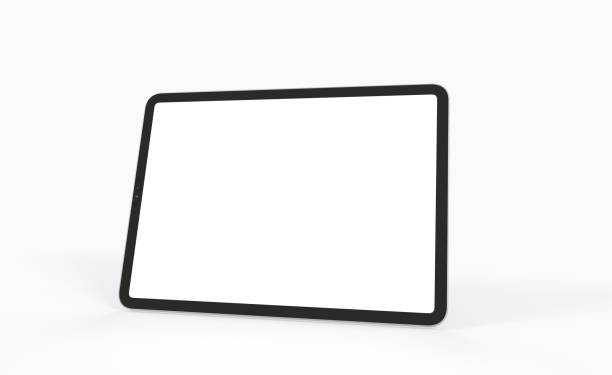 istock 3D rendering of a tablet with a blank screen for copy space on a white background 1454767541