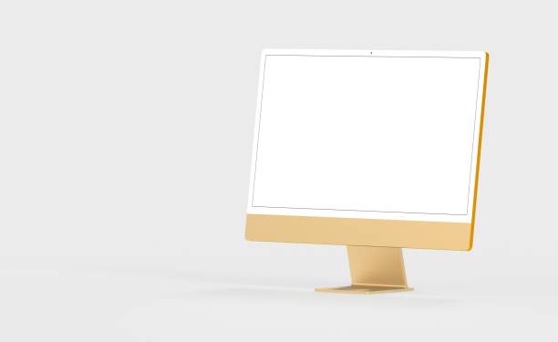 istock 3D render of a Computer Monitor isolated on a white background 1454769288