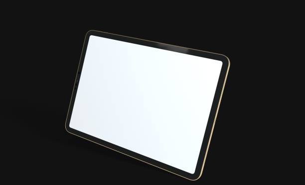 istock 3d rendering of a modern tablet mockup with a copy space isolated on black background 1454769402
