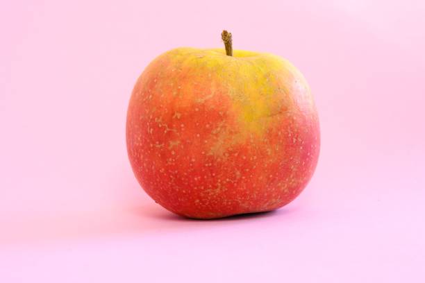 Red Apple on white background