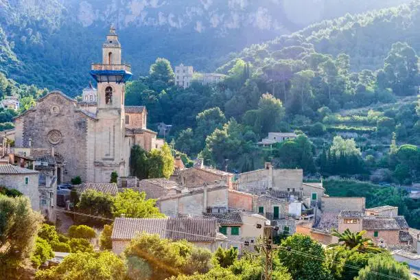 A beautiful view of the Casa Natal de Santa Catalina, Valldemossa, Mallorca, Spain