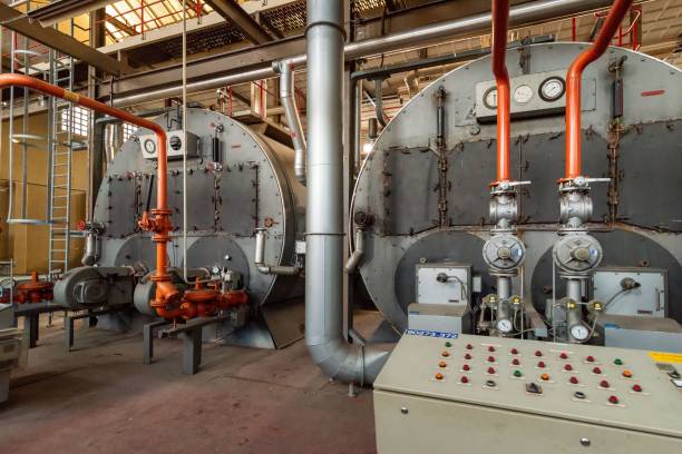 istock Tilburg former train workshop boiler house in the Netherlands 1454774613