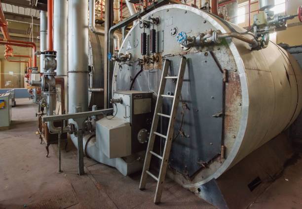istock Tilburg former train workshop boiler house in the Netherlands 1454774616