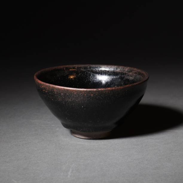 istock Traditional Chinese bowl with a dark background 1454774630