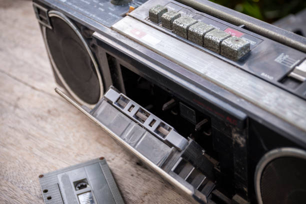 istock Retro radio and cassette tape 1454776314