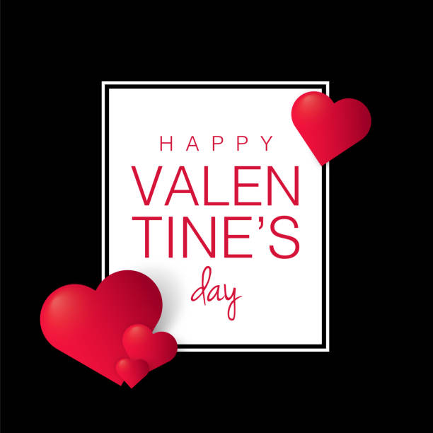 istock Happy Valentine's day concept background. Valentines day lettering. 14 February. Vector illustration. 1454779109
