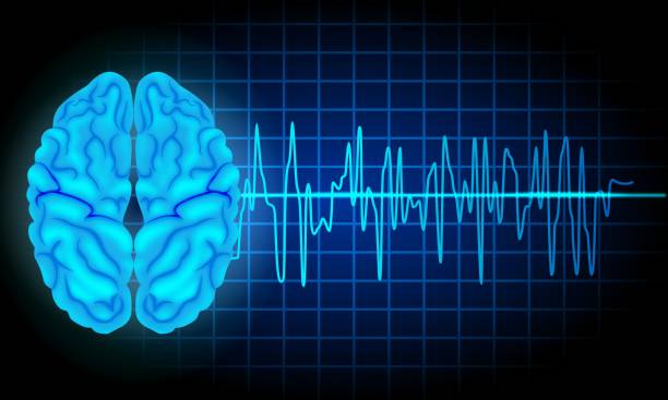 istock Cardiogram and the digital brain circuit - technology concept board 1454779391
