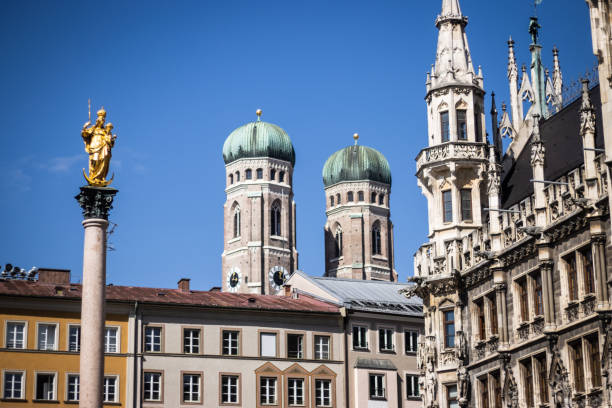 istock Cathedral Frauenkirche in Munich, Germany 1454779675