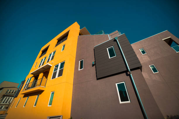 istock Residential building on a sunny day 1454779738