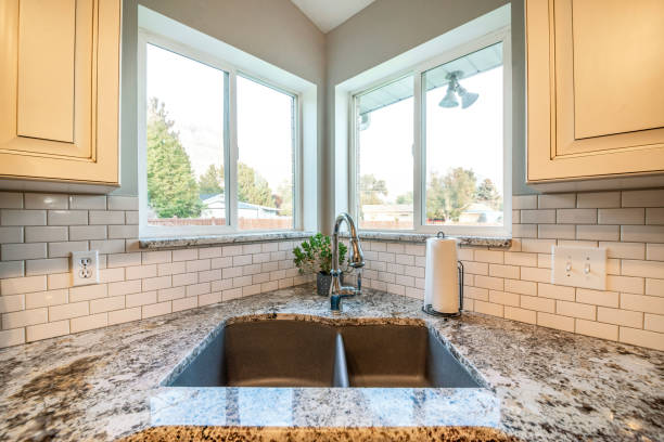 istock Sink in a bathroom of a modern apartmen 1454779981
