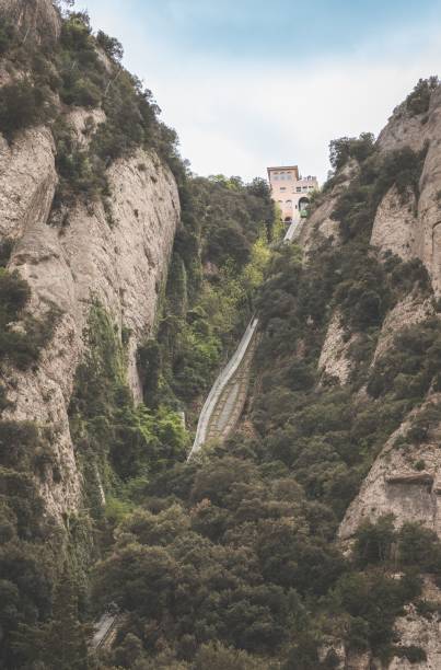 istock Shot of the Montserrat Monastery surrounded by mountains 1454782865