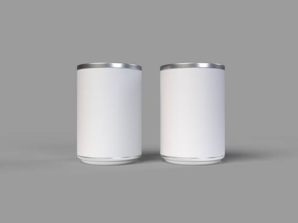 istock 3d rendering illustration of the two white soda cans on a solid background 1454785498