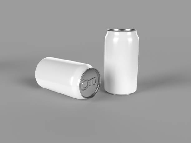 istock 3d rendering illustration of the two white soda cans on a solid background 1454785509