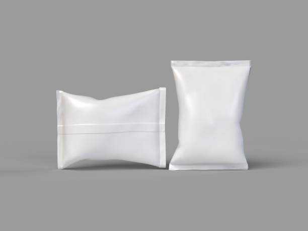 istock 3D rendering of white blank packaging isolated on gray background 1454785560