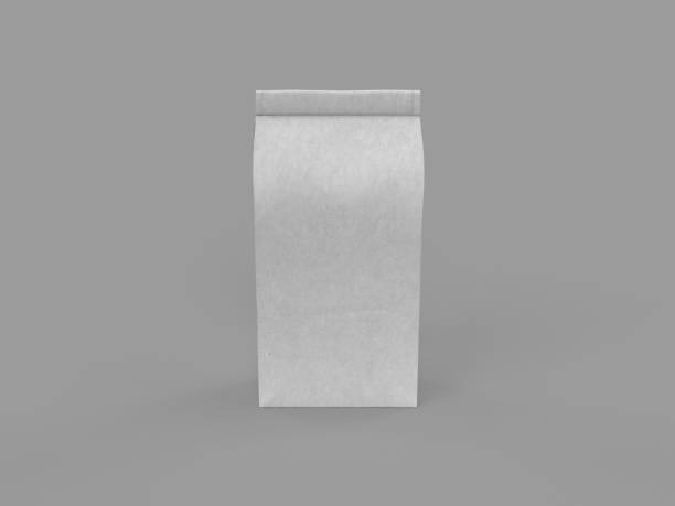 istock 3d rendering illustration of the white coffee bag on solid a background 1454785719
