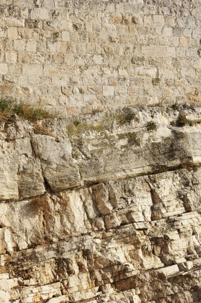 muralhas de jerusalém - parque nacional das muralhas de jerusalém - fotografias e filmes do acervo