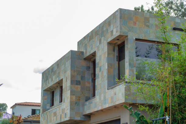 istock Exterior of a beautiful modern building under a cloudy sky 1454788806