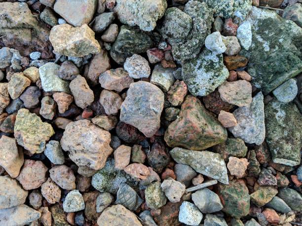 istock Close-up of big stones texture 1454791053