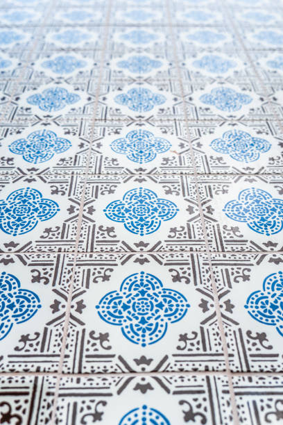 Traditional Portuguese glazed tiles