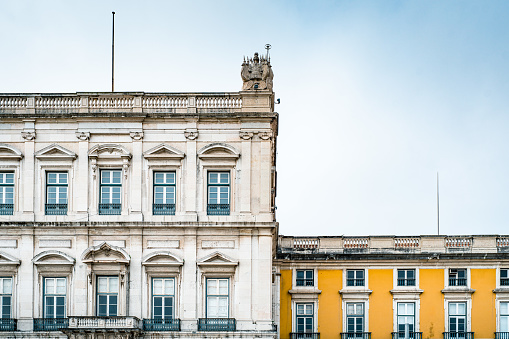 Typical Portuguese architecture in Lisbon, Portugal