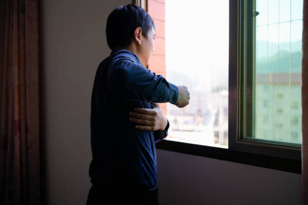 istock Various aches and pains in the work of a businessman 1454801748