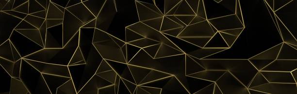 istock 3D rendering of an abstract dark polygonal mosaic background 1454804095