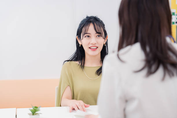 istock A woman at the reception desk 1454809753