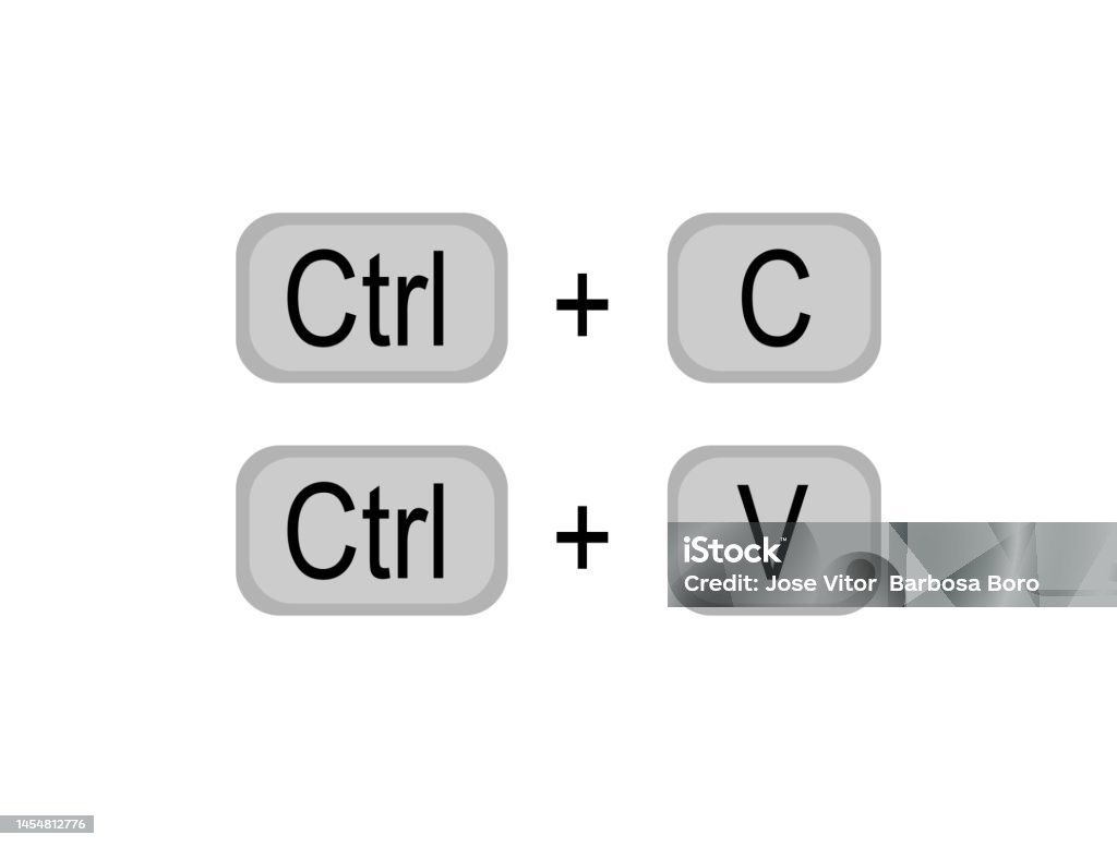 Control V Meaning Boutons Clavier Ctrl C Et Ctrl V Copier Et Coller Avec Des Raccourcis ...