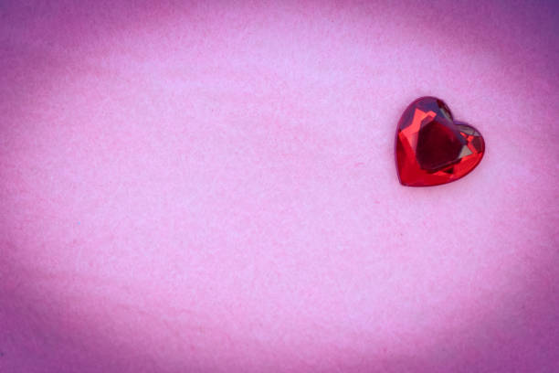 Heart shape on background in love concept for Valentines Day, small heart shape representing love
