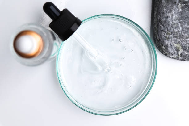 istock white liquid or raw material for skin care product 1454825156