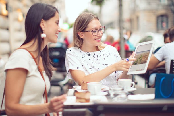 istock Young women in the city 1454829275