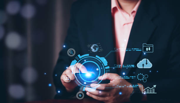 istock Businessman using mobile smart phone. Business global internet connection application technology and digital marketing, Financial and banking, Digital link tech, big data. 1454829390