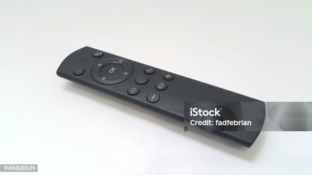 Remote Box All Multimedia Remote Or Setup Box Remote With White Background Stock Photo ...