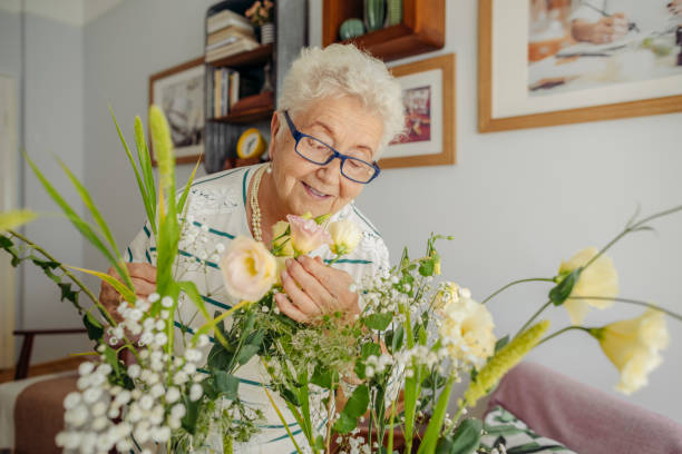 istock Senior woman at home 1454830818