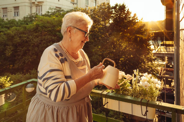 istock Senior woman at home 1454830946