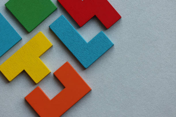 Wooden Geometric Shapes, Toy Blocks