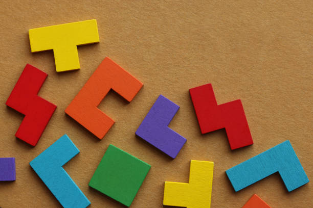 istock Wooden Geometric Shapes, Toy Blocks 1454833732