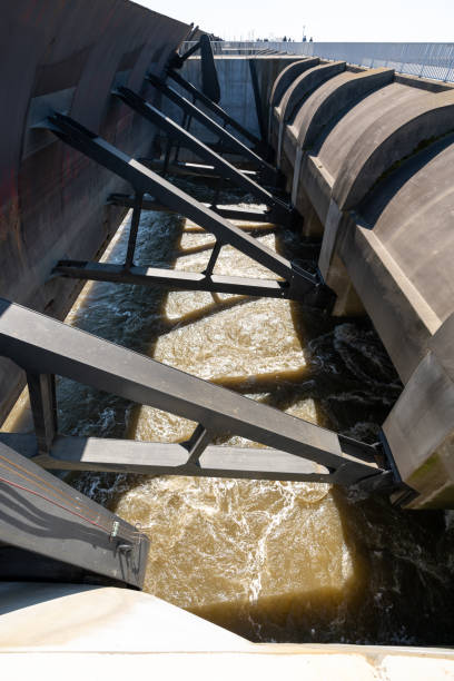 istock The Eidersperrwerk, Germany: A Monumental Structure of Flood Protection 1454836259