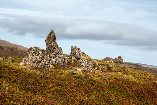 Die Trolle von Island auf der Halbinsel Snäfellsnes auf der Insel von Westisland, Europa, Nordeuropa