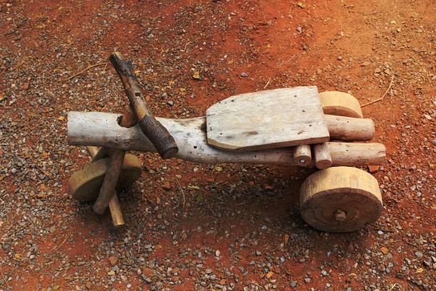 istock handmade wooden car 1454840080