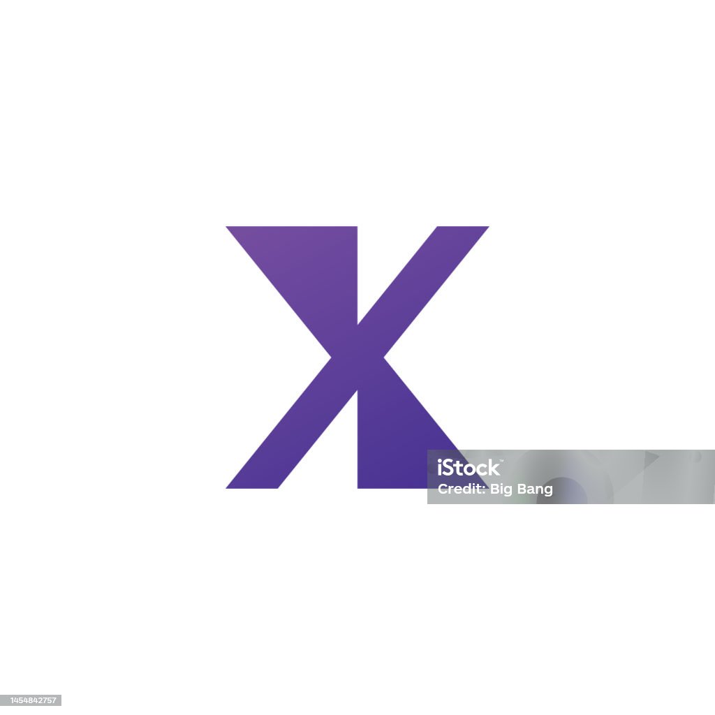 X Line Design X Design And Template Stock Illustration - Download Image Now ...