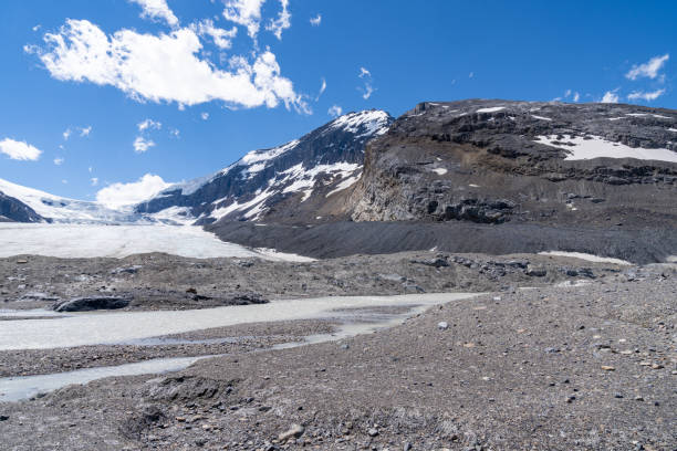 istock Toe of the Glacier at Athabasca Glacier - Columbia Icefields in Canada 1454847203